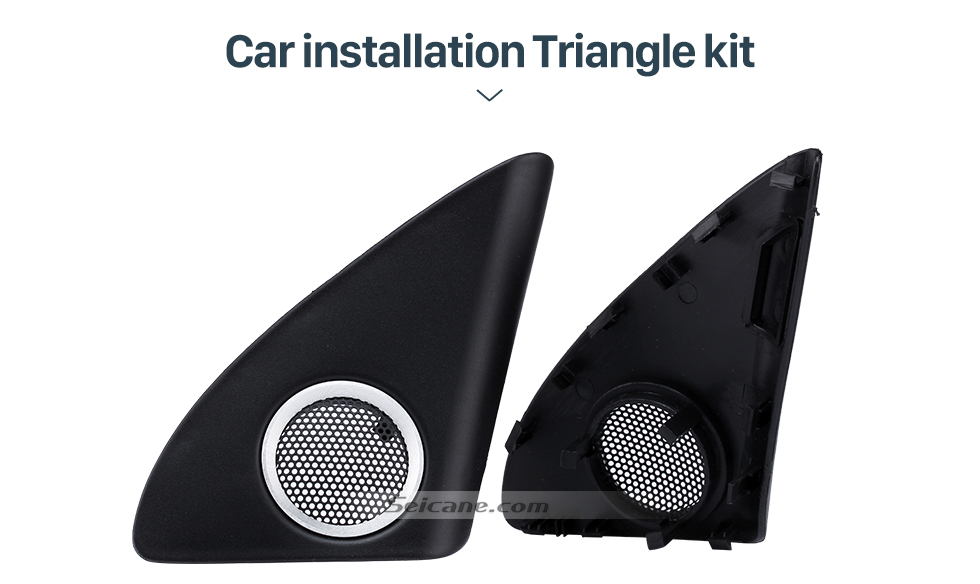 Car installation Triangle kit 2011 Audi Q5 Car Triangle Plastic Audio Speaker Tweeter Refitting  Upgrade Install Adaptor 2PCs