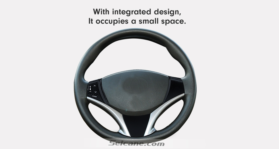 With integrated design It occupies a small space High Quality Studying Steering Wheel Music Audio Volume Controller Bluetooth Phone Remote Button for 2014 2015 TOYOTA VIOS With integrated design It occupies a small space High Quality Studying Steering Wheel Music Audio Volume Controller Bluetooth Phone Remote Button for 2014 2015 TOYOTA VIOS