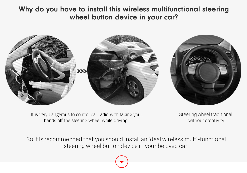 Why do you have to install this wirless multifuctional steering wheel button device in your car? For TOYOTA AGYA Studying Steering Wheel Audio Controller Music Volume Bluetooth Phone Remote Button