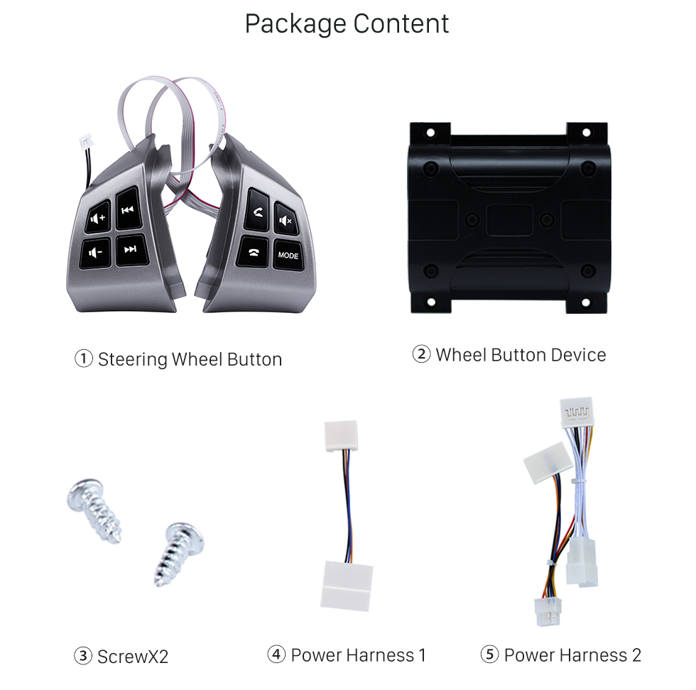 Package Content Music Player Volume Bluetooth Phone Remote Button Studying Steering Wheel Audio Controller for TOYOTA AVANZA Package Content Music Player Volume Bluetooth Phone Remote Button Studying Steering Wheel Audio Controller for TOYOTA AVANZA