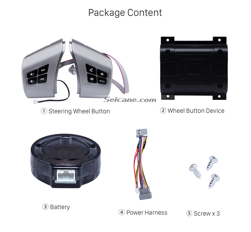 Package Content Audio Studying Steering Wheel Controller Remote Button Music Player Bluetooth Phone Regulator for HONDA BRIO Package Content Audio Studying Steering Wheel Controller Remote Button Music Player Bluetooth Phone Regulator for HONDA BRIO
