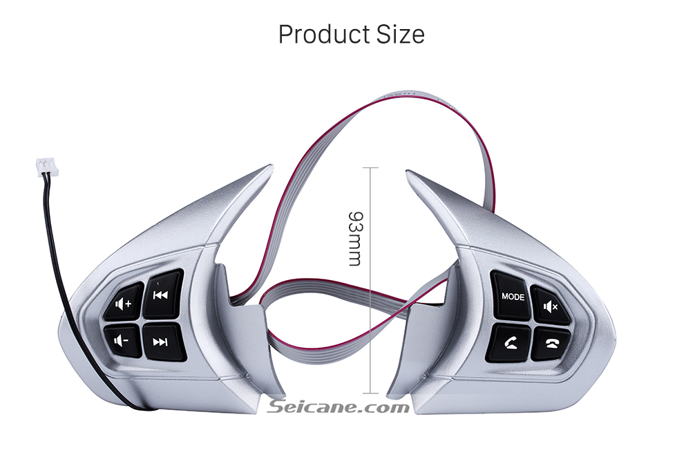 Product Size Audio Studying Steering Wheel Controller Remote Button Music Player Bluetooth Phone Regulator for HONDA BRIO Product Size Audio Studying Steering Wheel Controller Remote Button Music Player Bluetooth Phone Regulator for HONDA BRIO