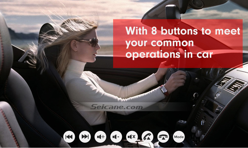 With 8 buttons to meet your common operations in car Audio Studying Steering Wheel Controller Remote Button Music Player Bluetooth Phone Regulator for HONDA BRIO With 8 buttons to meet your common operations in car Audio Studying Steering Wheel Controller Remote Button Music Player Bluetooth Phone Regulator for HONDA BRIO
