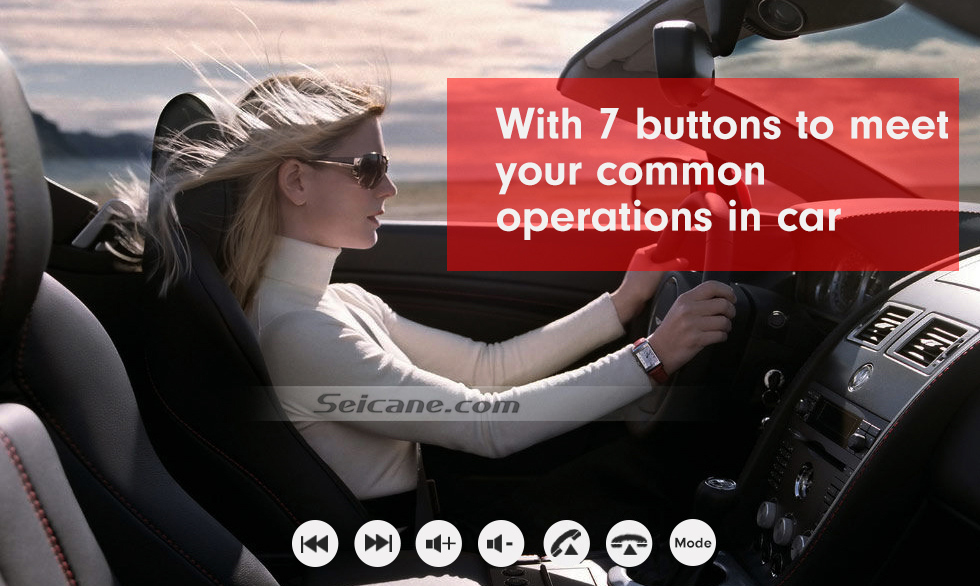 With 7 buttons to meet your common operations in car High Quality Studying Steering Wheel Audio Controller Regulator Volume Music Player Bluetooth Phone Remote Button for HONDA HRV CITY With 7 buttons to meet your common operations in car High Quality Studying Steering Wheel Audio Controller Regulator Volume Music Player Bluetooth Phone Remote Button for HONDA HRV CITY