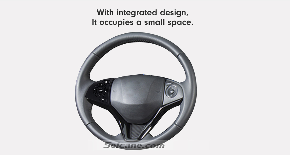 With integrated designm It occupies a small space High Quality Studying Steering Wheel Audio Controller Regulator Volume Music Player Bluetooth Phone Remote Button for HONDA HRV CITY With integrated designm It occupies a small space High Quality Studying Steering Wheel Audio Controller Regulator Volume Music Player Bluetooth Phone Remote Button for HONDA HRV CITY