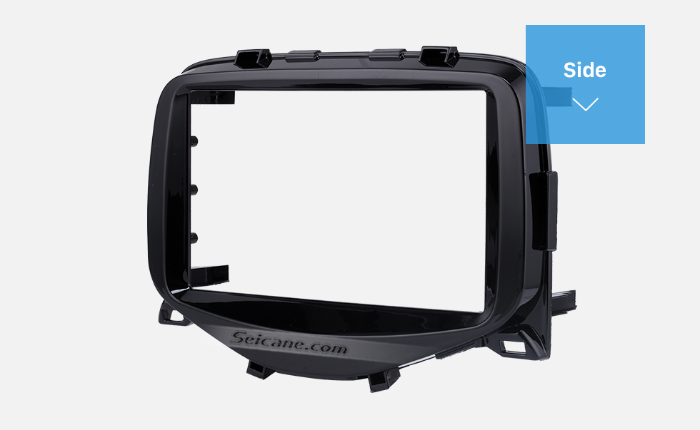 Seicane Preto Double Din 2014 2015 Toyota Aygo Car Painel Rádio Fascia Adaptor Áudio Quadro Stereo Instalar