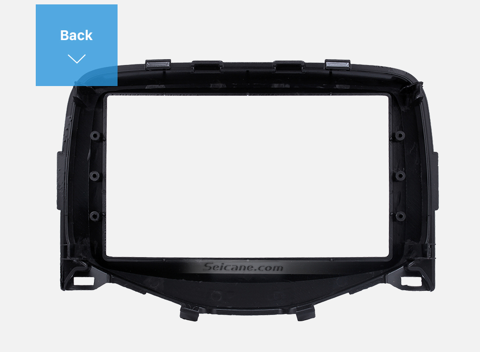 Seicane Black Double Din 2014 2015 Toyota Aygo Car Radio Fascia Panel Adaptor Audio Frame Stereo Install