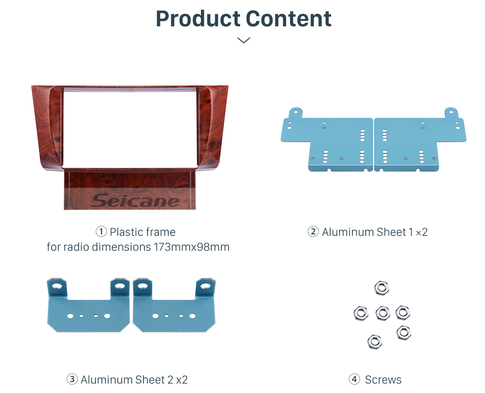Seicane Fantastic Double Din 2001 2002 2003 2004 2005 2006 Lexus LS430 Car Radio face do painel DVD Kit Traço Quadro Fitting