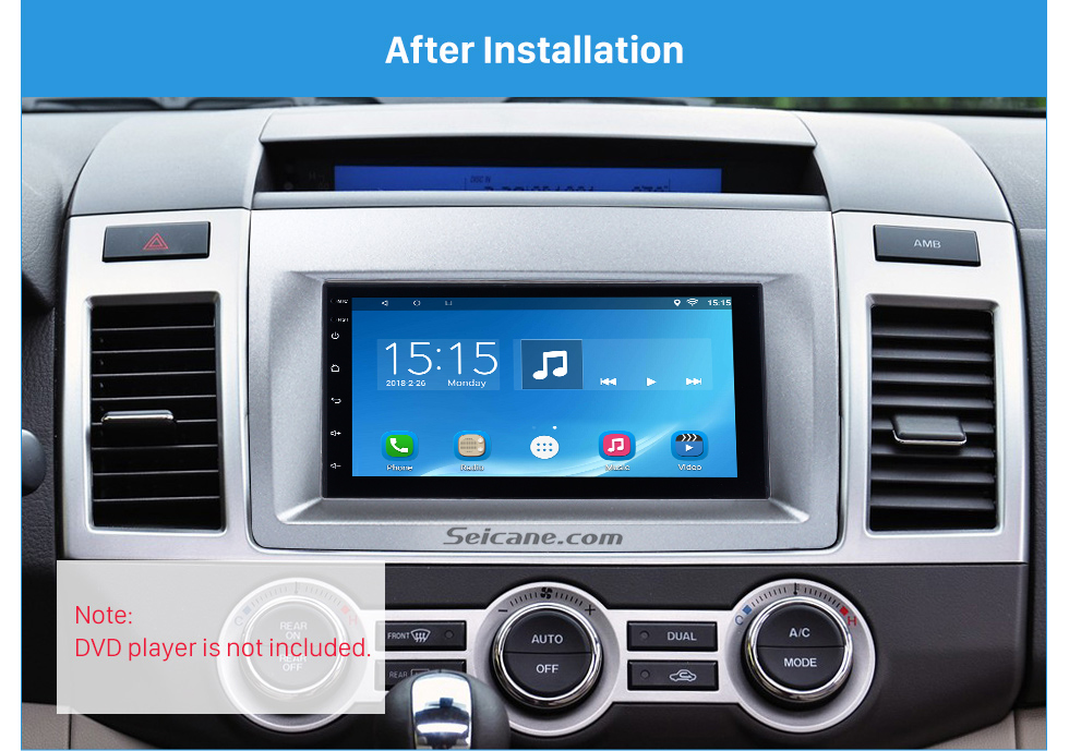 Seicane Grande Double Din 2006+ Mazda 8 Radio Car Fascia Instalação Stereo Dash Mount Áudio Quadro DVD guarnição Painel de CD