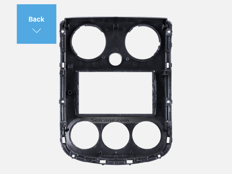 Seicane Superior 2Din 2005+ Mazda Verisa Car Radio Fascia Dash Reproductor de DVD Instalación Panel Panel Kit Adaptador de montaje en tablero