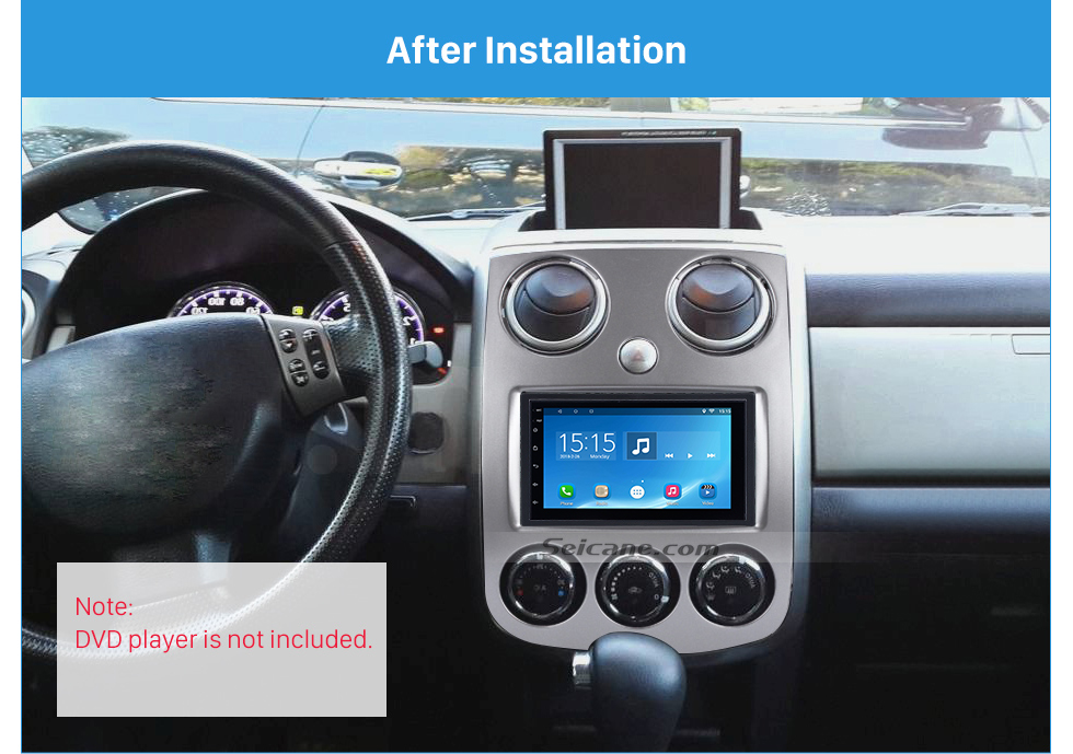 Seicane Überlegene 2Din 2005+ Mazda Verisa Autoradio Fascia Dash DVD-Player Installation Rahmen Panel kit Dash Mount Adapter