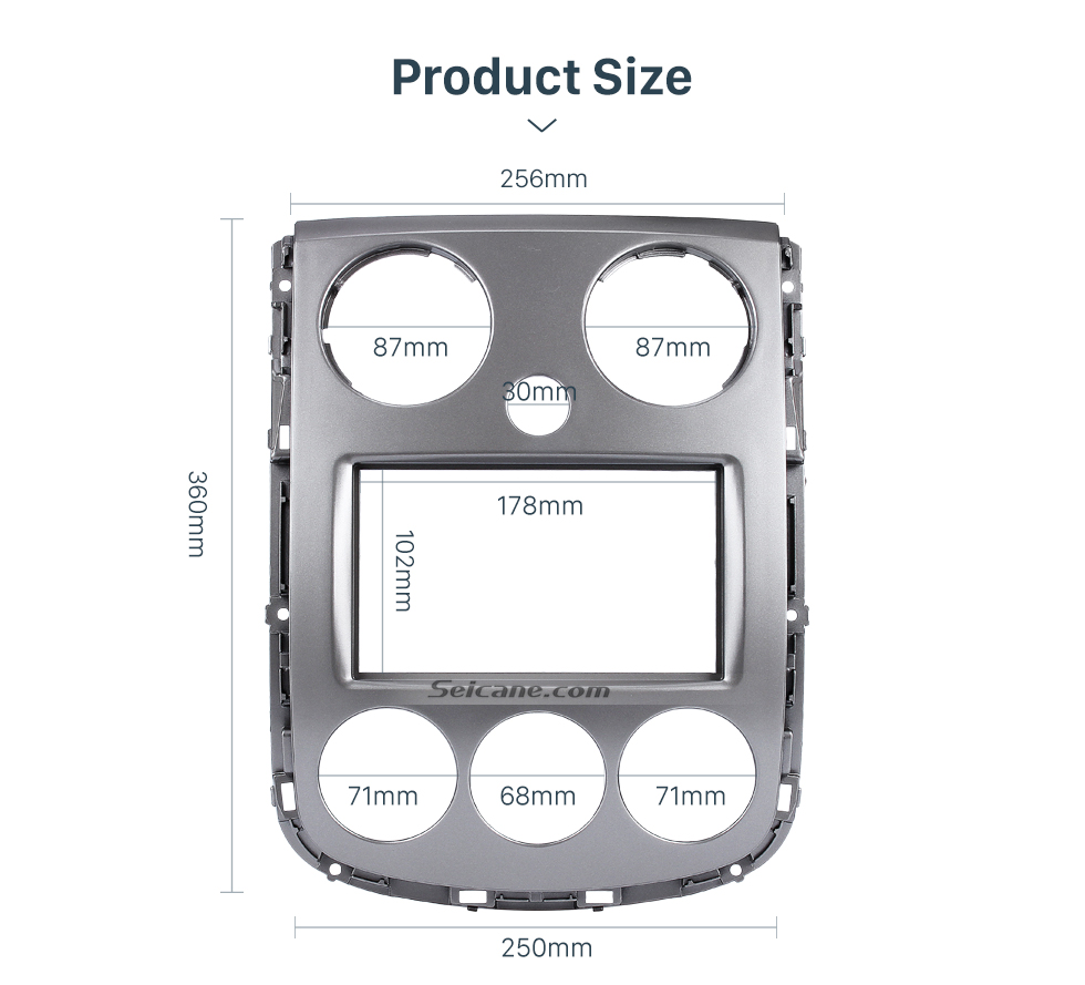 Seicane Superior 2Din 2005+ Mazda Verisa Autoradio Fascia Dash Lecteur DVD Installation Cadre Kit de panneau Adaptateur de montage sur tableau de bordCar Radio Fascia Dash DVD Player Panel d&amp;#39;installation kit Dash Adaptateur montage