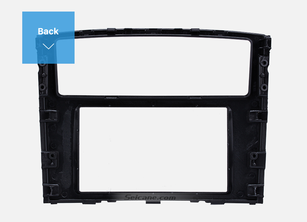 Seicane Classic Double Din 2010 Mitsubishi Pajero Radio Car Fascia Instalação Stereo traço adaptador de montagem DVD Moldura