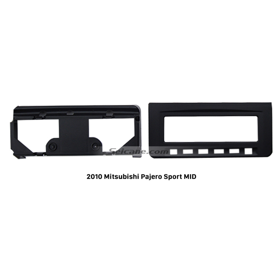 Seicane Plastic Popular 2010 Mitsubishi Pajero Sport MID Car Radio Fascia Audio Cadre Lecteur DVD Panneau Adaptateur