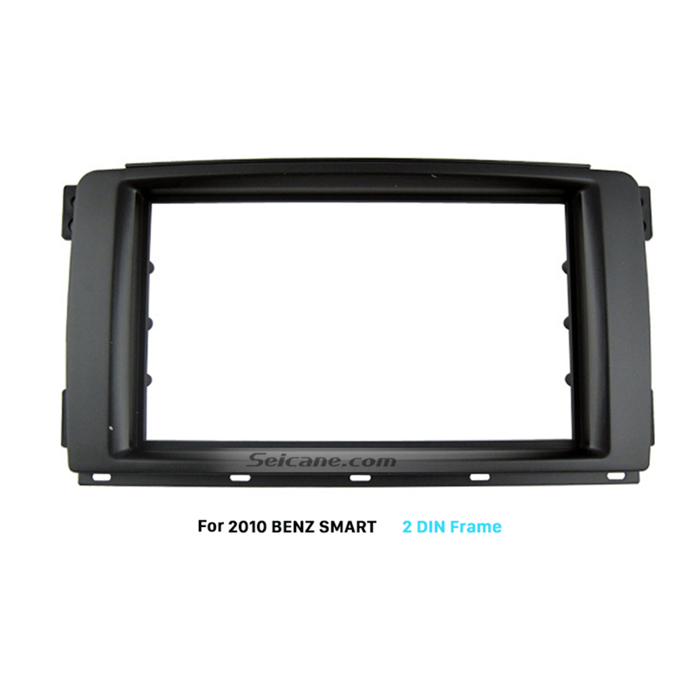 Seicane Elegante Doble Din 2010 MERCEDES BENZ Smart Car Radio Fascia Instalación del tablero de instrumentos del marco adaptador estéreo panel auto