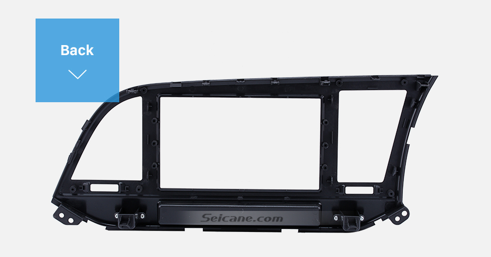 Seicane Perfect Double Din 2015 HYUNDAI ELANTRA LHD Car Radio Fascia Trim Bezel DVD Stereo Player Panel Frame 