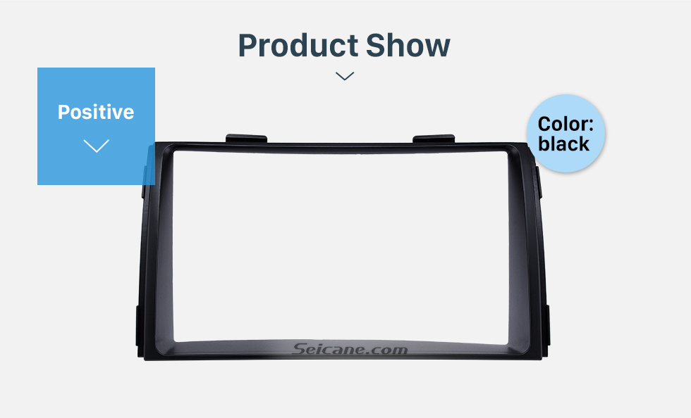 Product Show Black Double Din 2010 KIA SORENTO Car Radio Fascia Garniture Cadre Kit de Dash Autostereo Adapter Installer