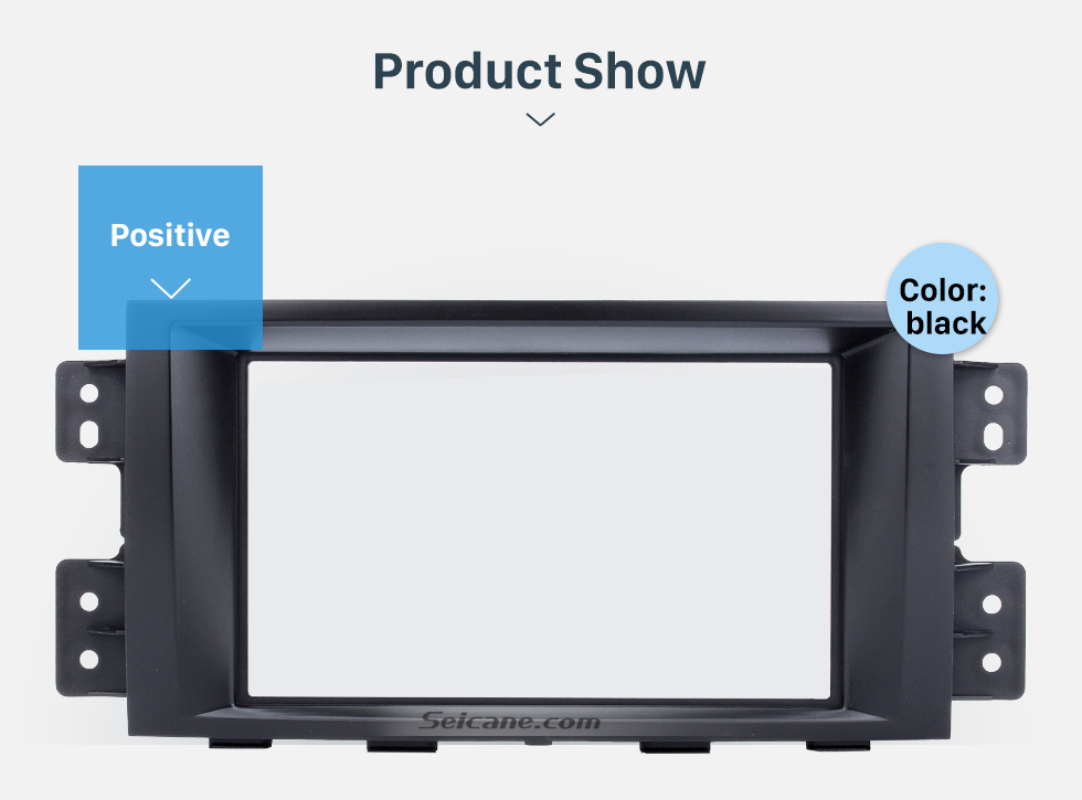 Seicane Superb Double Din Car Radio Fascia para 2008 2009 2010 2011 KIA BORREGO MOHAVE DVD Leitor de estéreo Painel surround Dash Frame Kit