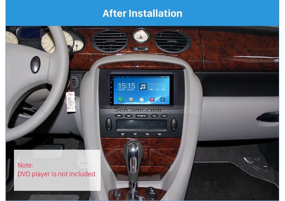 Seicane Preto Double Din Car Radio Fascia para 2009 ROVER MG7 Autostereo interface Dash Mount DVD Quadro Fitting