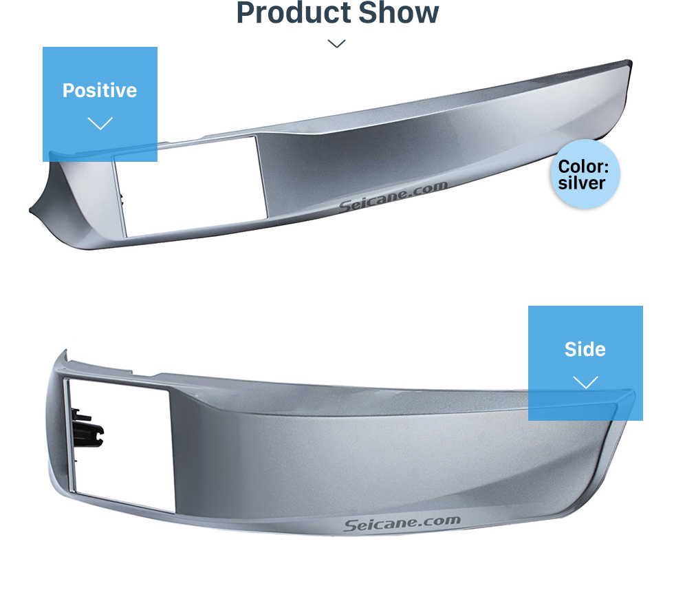 Seicane Doppel-DIN-Autoradio Fascia für 2010-2016 Alfa Romeo Giulietta Linkslenker (LHD) Radio-Installation Zierblende Rahmen Kit