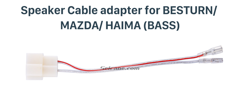 Speaker Cable adapter for BESTURN/MAZDA/HAIMA(Bass) High Quality Sound Plug Adaptor Speaker Cable for BESTURN/MAZDA/HAIMA (BASS) Speaker Cable adapter for BESTURN/MAZDA/HAIMA(Bass) High Quality Sound Plug Adaptor Speaker Cable for BESTURN/MAZDA/HAIMA (BASS)