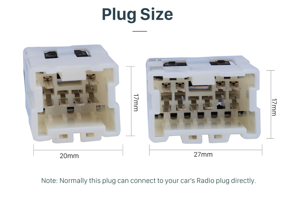 Plug Size Câble audio Câblage Adaptateur pour NISSAN Bluebird / Paladin / Sunny / Cefiro / FUGA / INFINITI