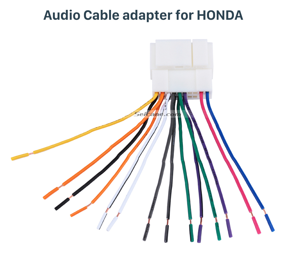 Audio Cable adapter for HONDA High-quality Wiring Harness Adapter Audio Plug Cable for HONDA Accord 2.4L/Odyssey/FIT/CITY/New Premacy/Ne/w Family/Buick Excelle/Old Epica/Buick GL8/Suzuki Audio Cable adapter for HONDA High-quality Wiring Harness Adapter Audio Plug Cable for HONDA Accord 2.4L/Odyssey/FIT/CITY/New Premacy/Ne/w Family/Buick Excelle/Old Epica/Buick GL8/Suzuki