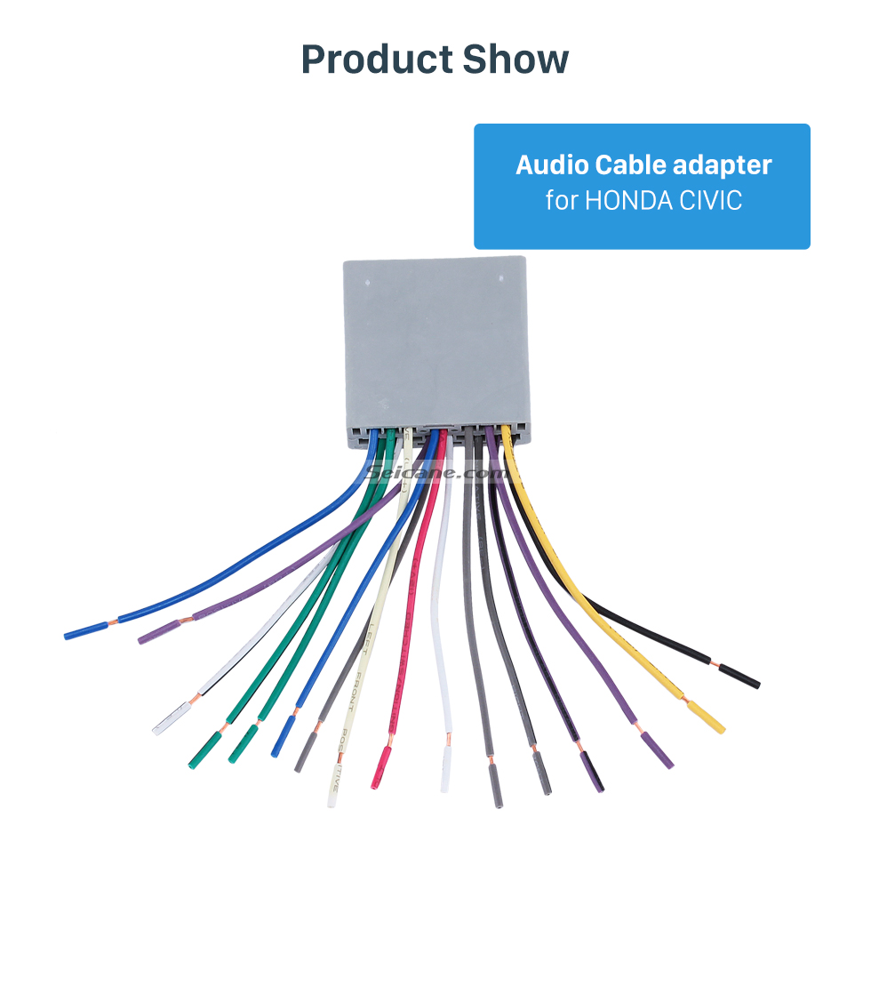 Product Show Top Wiring Harness Adapter Audio Cable and Radio Antenna Cable for HONDA CIVIC Product Show Top Wiring Harness Adapter Audio Cable and Radio Antenna Cable for HONDA CIVIC