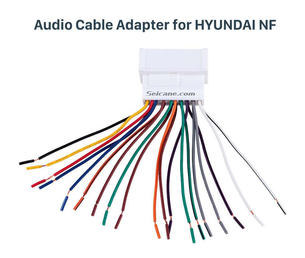 Audio Cable Adapter for HYUNDAI NF Auto Car Wiring Harness Audio Cable Adapter for HYUNDAI NF/SantaFe/Accent/Kia Carens/Sedona/Optima/Rio Audio Cable Adapter for HYUNDAI NF Auto Car Wiring Harness Audio Cable Adapter for HYUNDAI NF/SantaFe/Accent/Kia Carens/Sedona/Optima/Rio