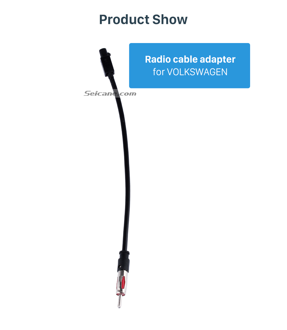 Product Show Adaptador de plugue de cabo de antena de rádio de carro superior para VOLKSWAGEN / New Ford