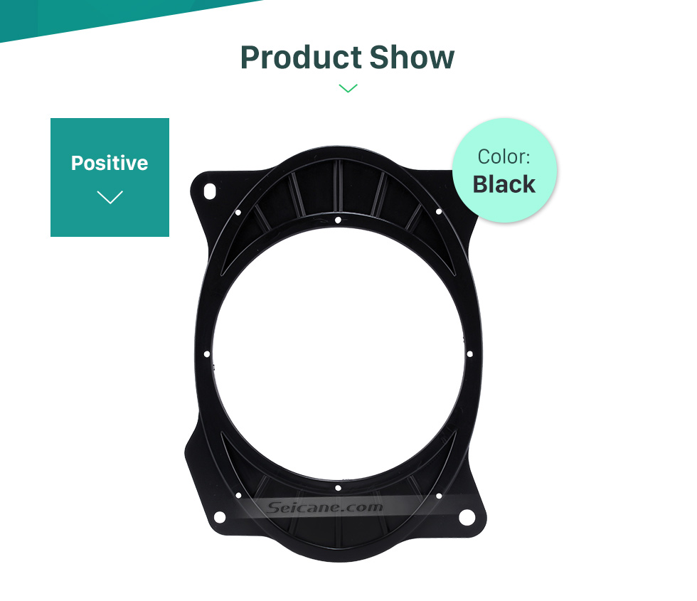 Product Show Car Rear Speaker Mat Plates Bracket for 2006-2011 Toyota Camry/Corolla (change 6×9 to 6.5)
