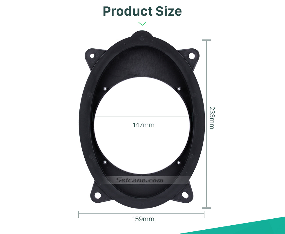 Seicane Top Quality Plates Bracket Front Speaker Mat for 2006-2011 Toyota Highlander (Hollow) Seicane Top Quality Plates Bracket Front Speaker Mat for 2006-2011 Toyota Highlander (Hollow)
