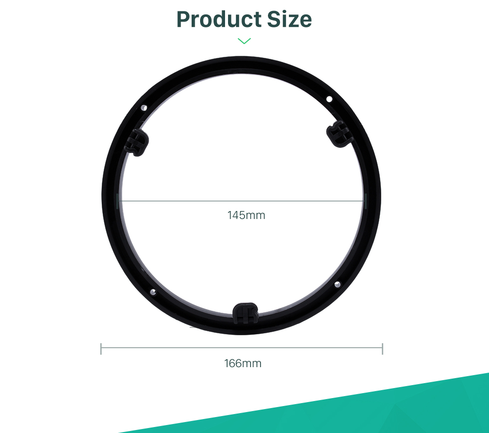 Product Size Universal Car Plates Bracket Ring Speaker Mat for Mitsubishi