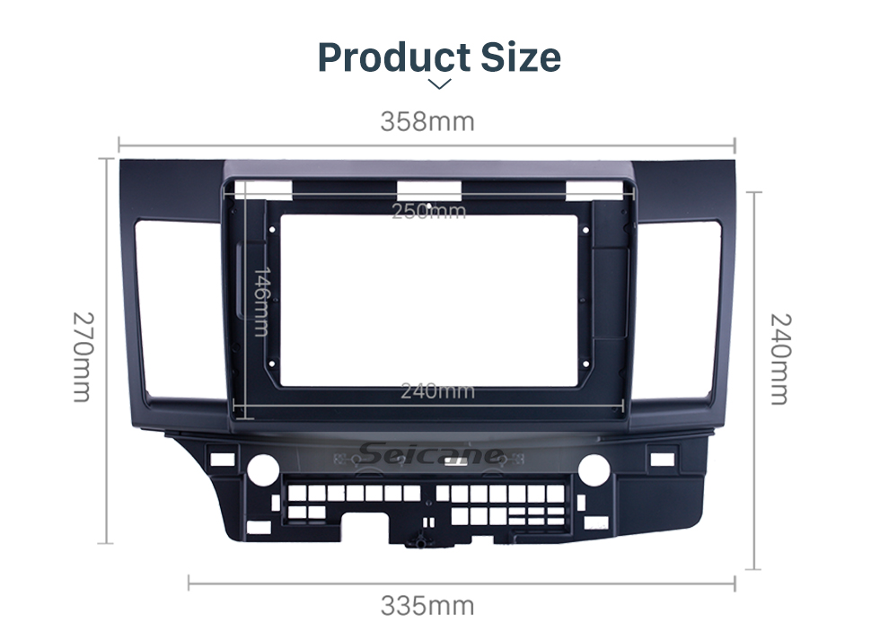 Double Din For 10.1 inch 2008-2015 MITSUBISHI LANCER-EX/ FORTIS 