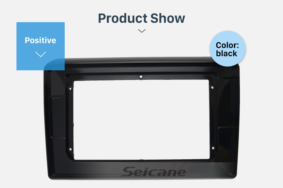 Seicane UV Black Frame for 10.1 inch 2018 SUZUKI SWIFT Audio Dash Trim Fascia Panel Kit