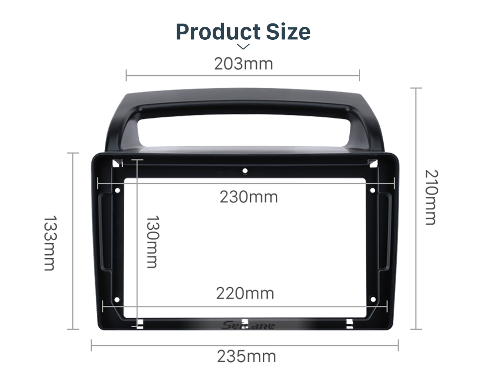 Seicane 2Din mode 2013 KIA K5 Left Hand Drive Radio Car Fascia Interface stéréo Fitting Cadre Audio Player