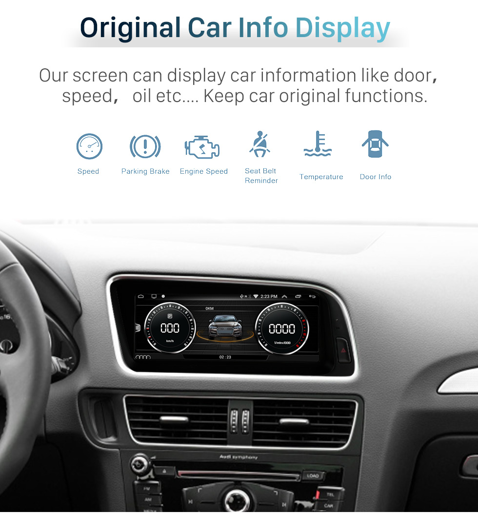 Seicane HD Touchscreen 8.8 inch for Audi Q5 2009-2017 Radio Android 10.0 GPS Navigation System with Bluetooth support Carplay TPMS Seicane HD Touchscreen 8.8 inch for Audi Q5 2009-2017 Radio Android 10.0 GPS Navigation System with Bluetooth support Carplay TPMS