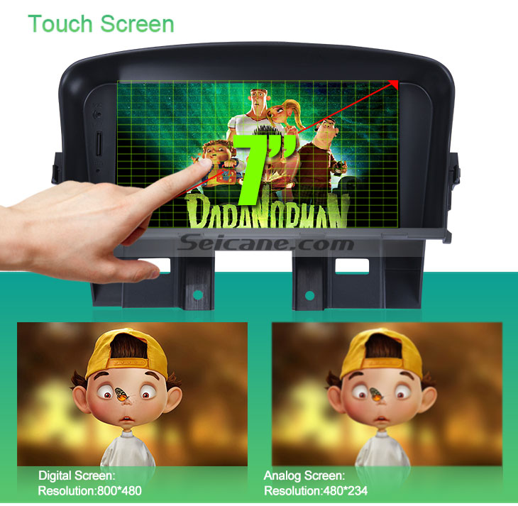 HD Touch screen 7 Inch Car DVD Player Radio GPS Navigation System For 2008-2014 Chevy Chevrolet Cruze With CANBUS TV tuner Remote Control Bluetooth Touch Screen HD Touch screen 7 Inch Car DVD Player Radio GPS Navigation System For 2008-2014 Chevy Chevrolet Cruze With CANBUS TV tuner Remote Control Bluetooth Touch Screen