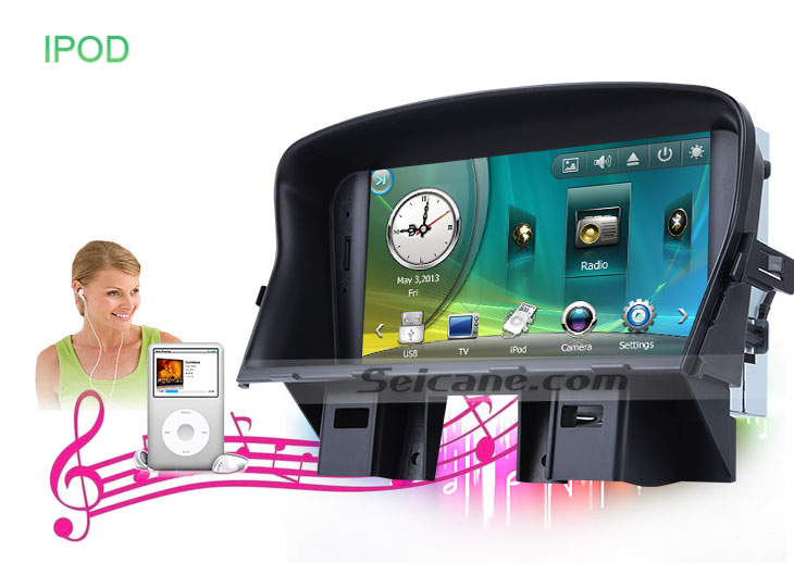 IPOD 7 Inch Car DVD Player Radio GPS Navigation System For 2008-2014 Chevy Chevrolet Cruze With CANBUS TV tuner Remote Control Bluetooth Touch Screen IPOD 7 Inch Car DVD Player Radio GPS Navigation System For 2008-2014 Chevy Chevrolet Cruze With CANBUS TV tuner Remote Control Bluetooth Touch Screen