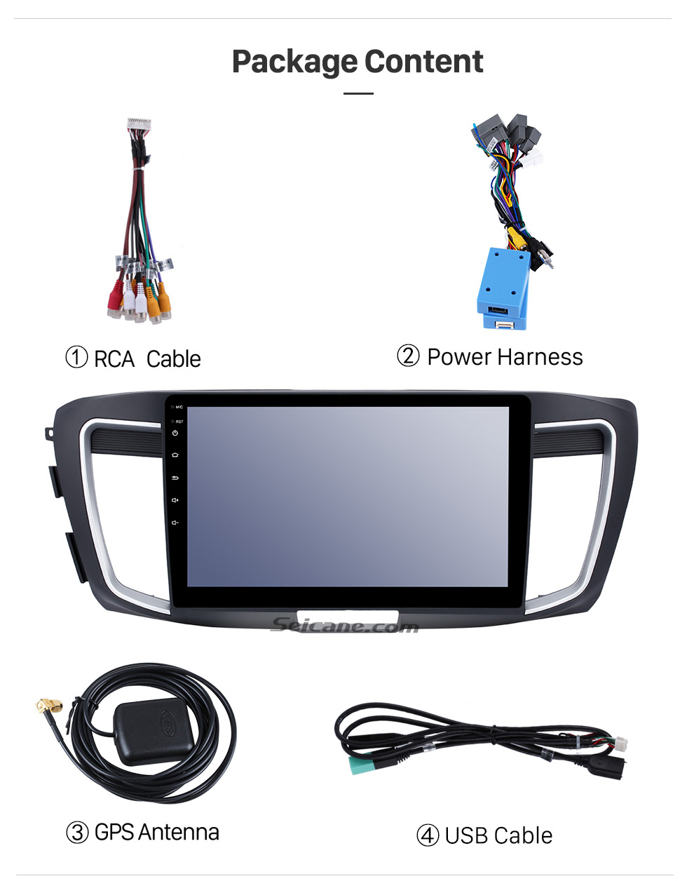 Seicane 10.1 inch HD Touch Screen Android 6.0 Car Stereo for 2016 Honda accord 9 (2.0L) GPS Navigation with Radio Bluetooth Music USB DVR 3G WIFI Mirror link Steering Wheel Control 1080P Video Canbus Seicane 10.1 inch HD Touch Screen Android 6.0 Car Stereo for 2016 Honda accord 9 (2.0L) GPS Navigation with Radio Bluetooth Music USB DVR 3G WIFI Mirror link Steering Wheel Control 1080P Video Canbus