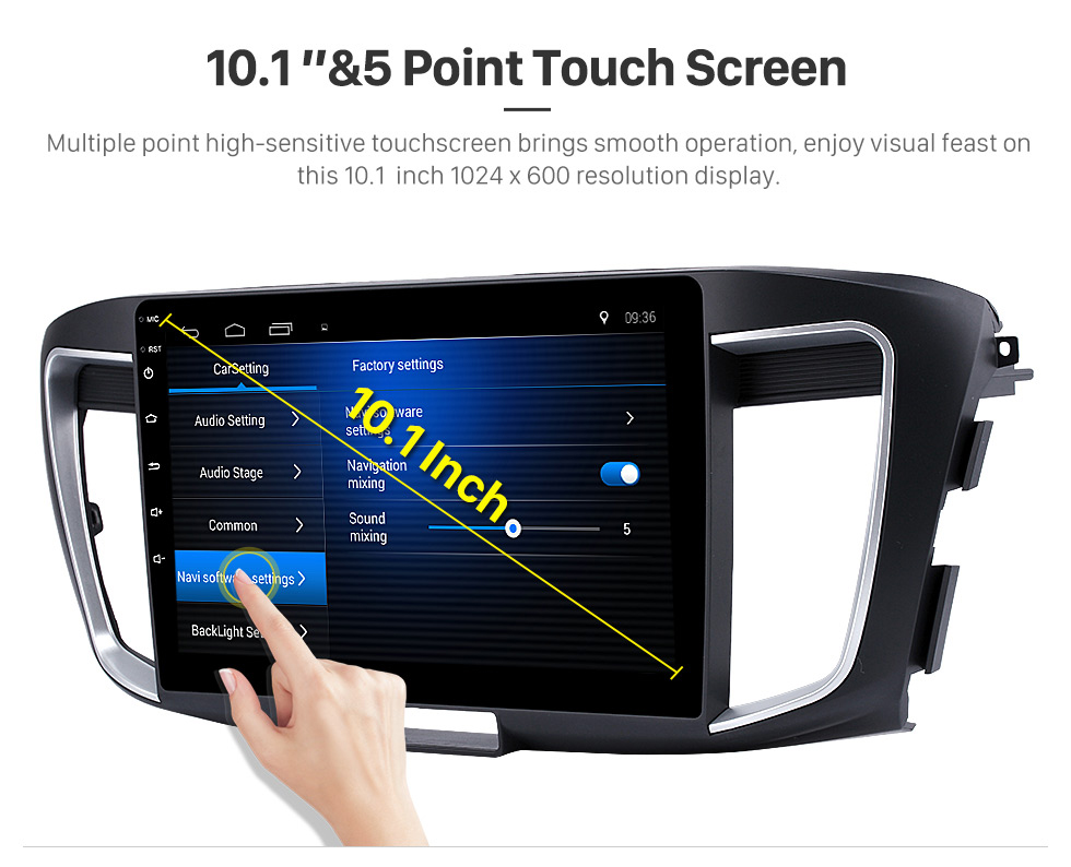 Seicane 10.1 inch HD Touch Screen Android 6.0 Car Stereo for 2016 Honda accord 9 (2.0L) GPS Navigation with Radio Bluetooth Music USB DVR 3G WIFI Mirror link Steering Wheel Control 1080P Video Canbus Seicane 10.1 inch HD Touch Screen Android 6.0 Car Stereo for 2016 Honda accord 9 (2.0L) GPS Navigation with Radio Bluetooth Music USB DVR 3G WIFI Mirror link Steering Wheel Control 1080P Video Canbus