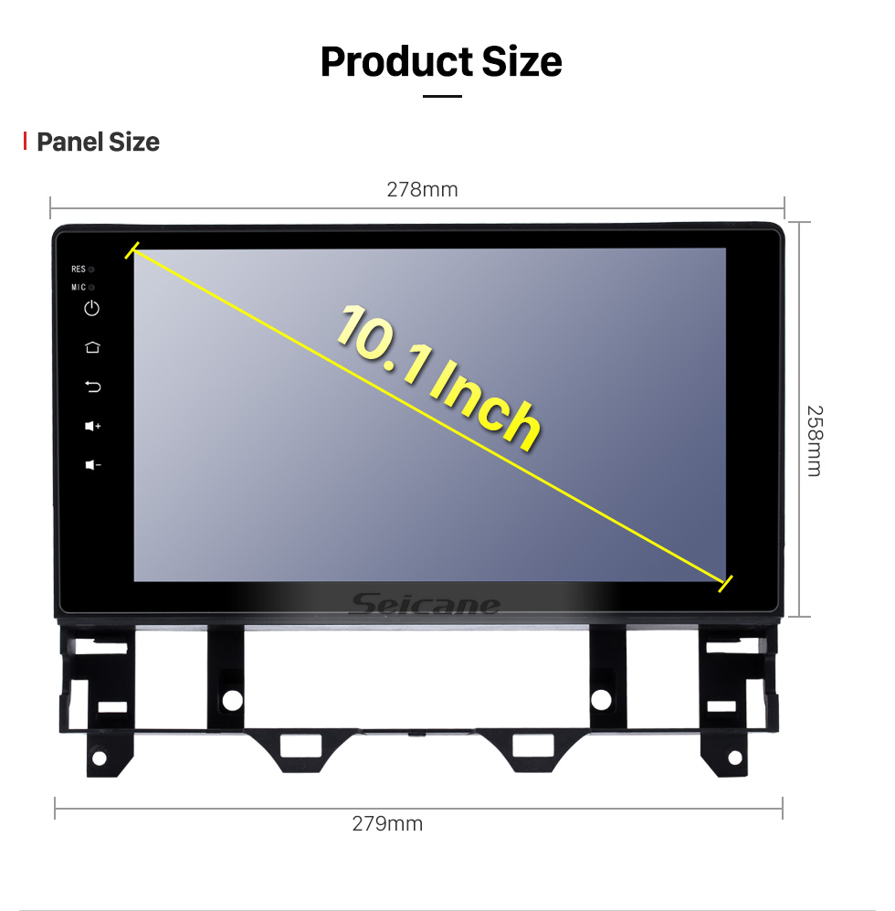 Seicane 10.1 inch HD Touch Screen Android 6.0 Radio for 2003-2008 Old Mazda 6 with GPS Navigation Audio system 1080P Video Bluetooth Music 3G WIFI USB OBD2 Mirror Link Seicane 10.1 inch HD Touch Screen Android 6.0 Radio for 2003-2008 Old Mazda 6 with GPS Navigation Audio system 1080P Video Bluetooth Music 3G WIFI USB OBD2 Mirror Link