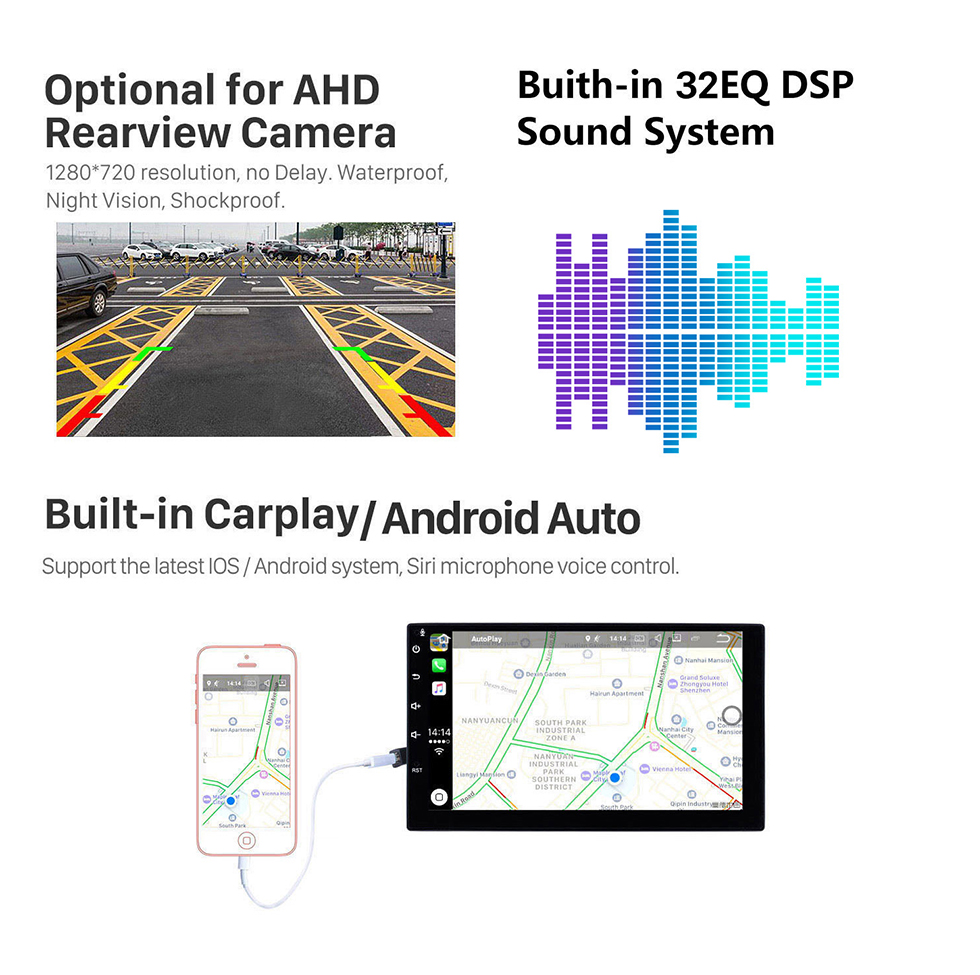 Seicane 10,25-дюймовый Android 10.0 для 2009 2010 2011 2012 2013 2014 LEXUS RX RX350 GPS-навигация Радио с сенсорным экраном HD Bluetooth AUX Поддержка USB Carplay
