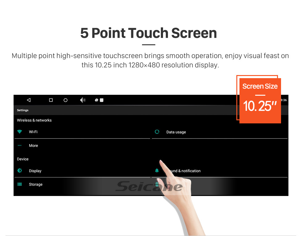 Seicane OEM 10,25 Zoll für 2009 2010 2011 2012 2013 2014 LEXUS RX LHD Radio Android 10.0 Bluetooth HD Touchscreen GPS-Navigation unterstützt Carplay TPMS