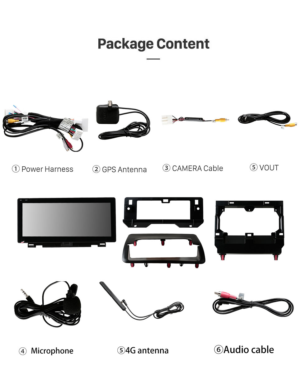 Seicane Pour 2011 2012 2013 2014 2015 2016 2017 2018 2019 Lexus CT200 Version haute Android 10.0 HD Écran tactile 10,25 pouces Radio de navigation GPS avec prise en charge Bluetooth USB Carplay SWC DVR