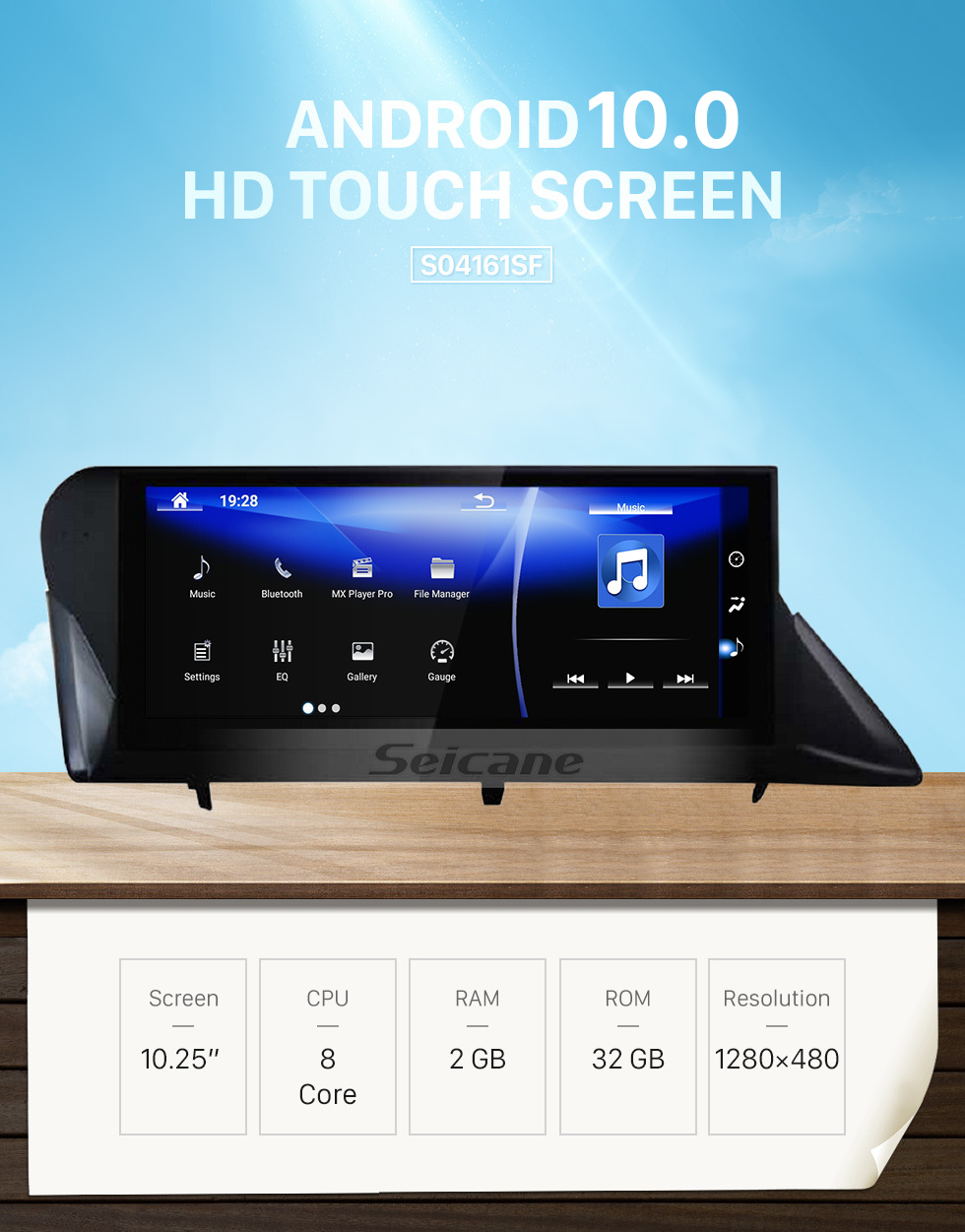 Seicane OEM 10.25 polegadas para 2009-2012 2013 2014 LEXUS RX RHD Rádio Android 10.0 HD Touchscreen Bluetooth Sistema de Navegação GPS suporte Carplay DAB +