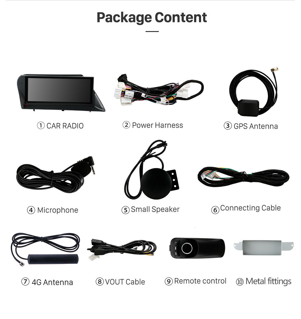 Seicane OEM 10,25 дюйма для 2009-2012 2013 2014 LEXUS RX RHD Радио Android 10.0 HD Сенсорный экран Bluetooth GPS-навигация Поддержка системы Carplay DAB+