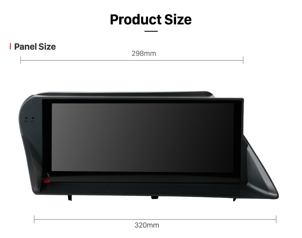 Seicane OEM 10,25 Zoll für 2009-2012 2013 2014 LEXUS RX RHD Radio Android 10.0 HD Touchscreen Bluetooth GPS Navigationssystem unterstützt Carplay DAB+