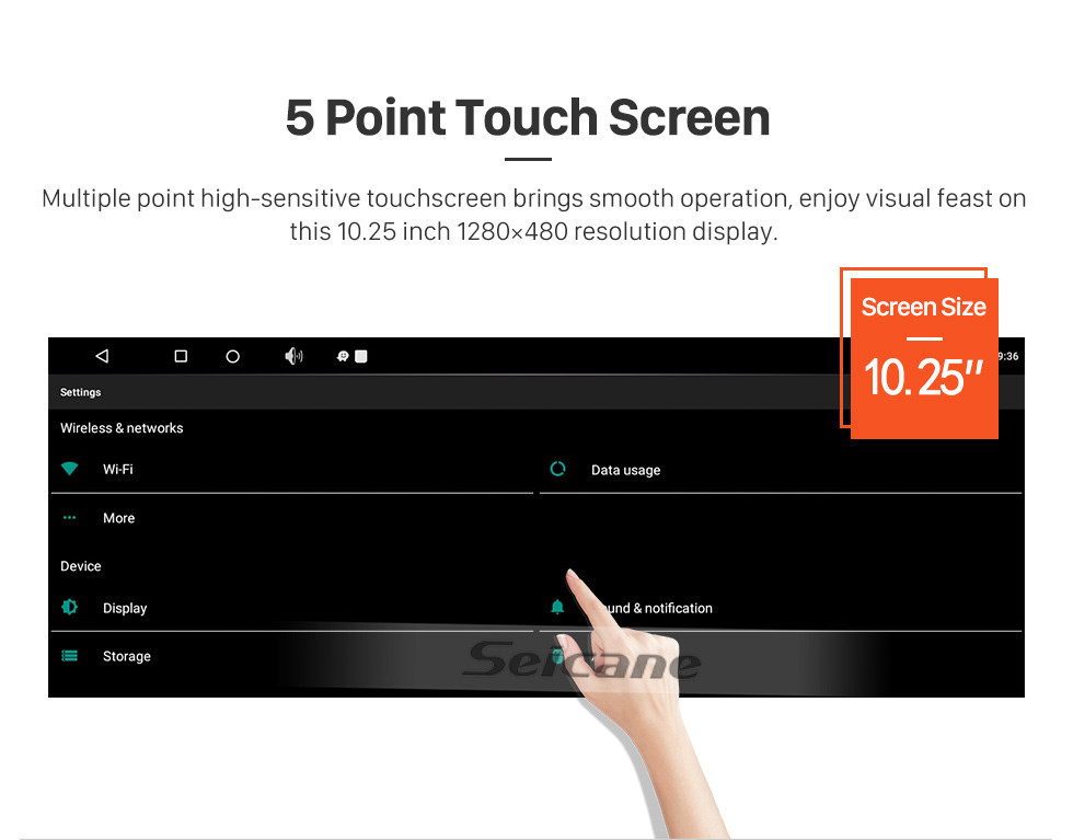 Seicane HD-Touchscreen 10,25 Zoll für 2012 2013 2014 LEXUS RX RHD Radio Android 10.0 GPS-Navigationssystem mit Bluetooth-Unterstützung Carplay TPMS