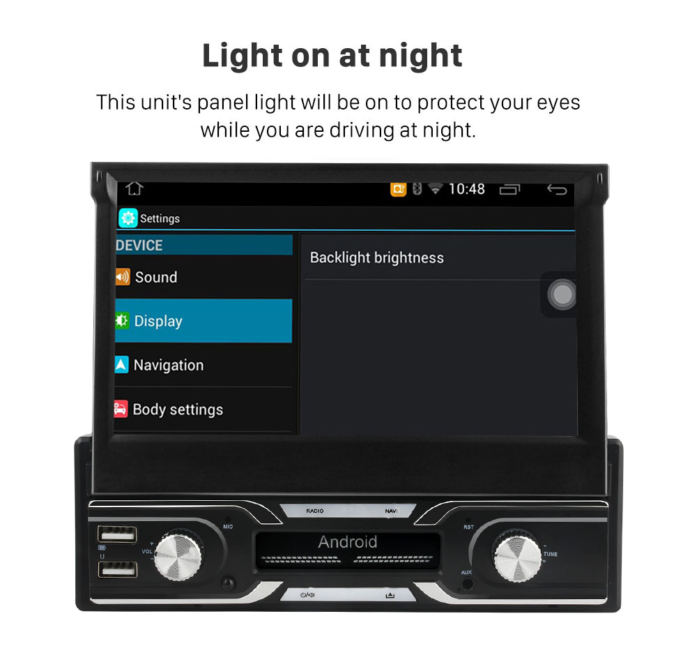 Seicane 7 inch Android 10.0 Universal One DIN Car Radio GPS Navigation Multimedia Player with Bluetooth WIFI Music Support Mirror Link SWC DVR 1080P Video Seicane 7 inch Android 10.0 Universal One DIN Car Radio GPS Navigation Multimedia Player with Bluetooth WIFI Music Support Mirror Link SWC DVR 1080P Video